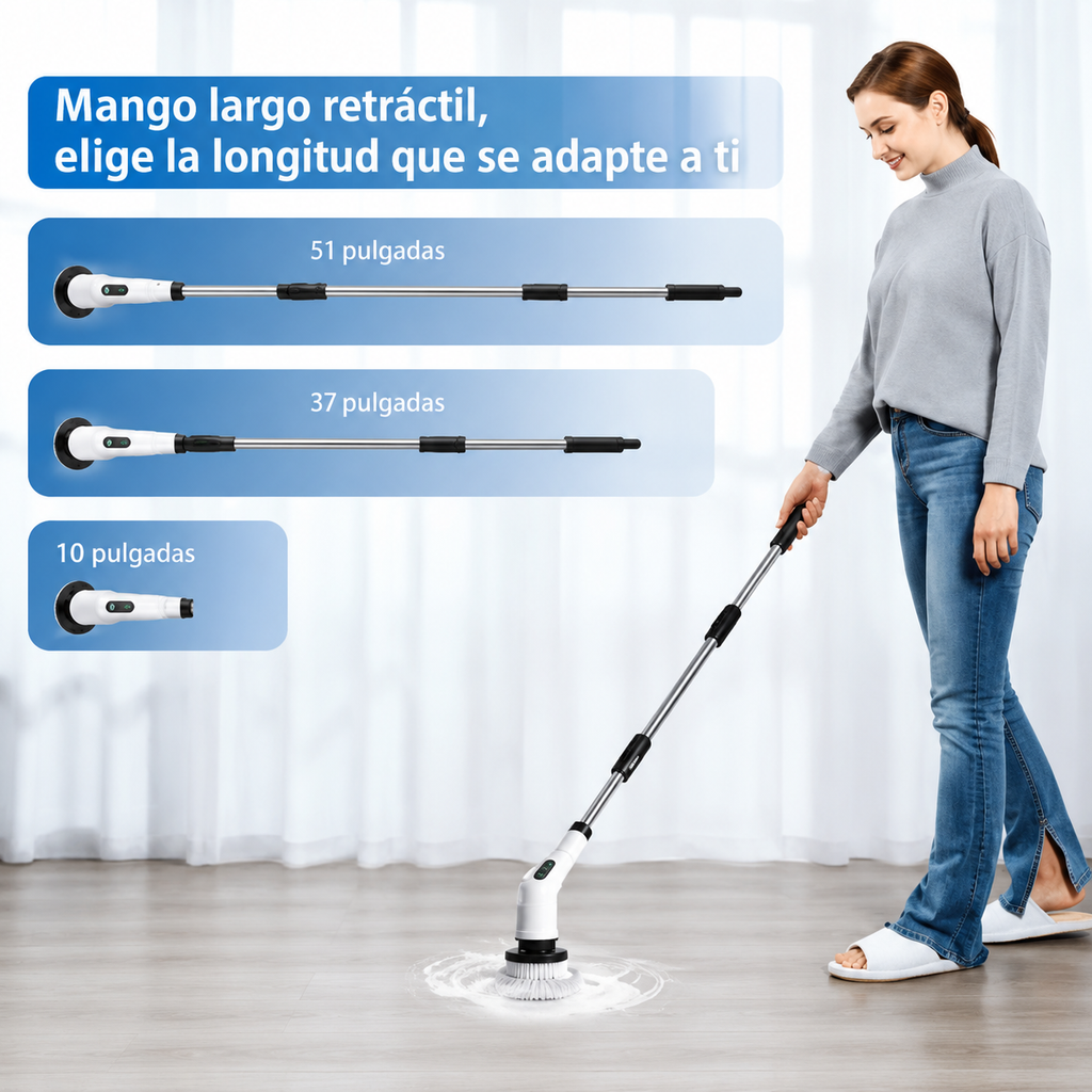 Cepillo Limpieza Eléctrico 9 en 1