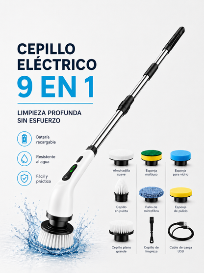 Cepillo Eléctrico 9 en 1
